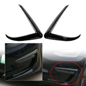フォグランプランプ眉毛カバーテスラモデル 3 2017-2022- Fog Lights Lamp Eyebrows Cover For Tesla M..