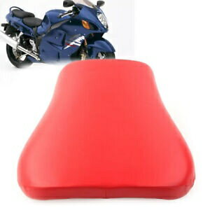 フロントドライバードライバーソロシートクッションスズキハヤブサ GSX1300R GSXR 1300R レッド- Front Driver Driver Solo Seat Cushion for Suzuki Hayabusa GSX1300R GSXR 1300R Red-