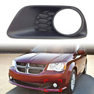 եȥХѡեץ٥ХåХ 2011-17- Front Bumper Fog Lights Bezel Visor Left for Dodge Caravan 2011-17-