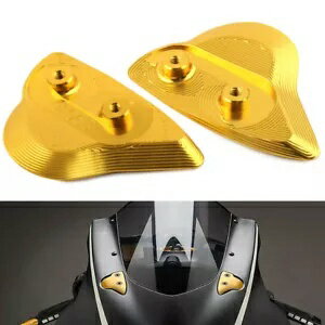 バックミラーブロックオフベースプレートマウントカバーヤマハ YZF-R6 2017-20 ゴールド Rearview Mirror Block Off Base Plates Mount Cover For Yamaha YZF-R6 2017-20 Gold