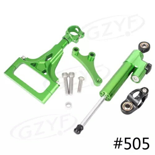 ステアリングダンパーセット スタビライザーブラケット リニアフィット Kawasaki Z1000 Z750 2003-2009 Steering Damper Set Stabilizer Bracket Linear Fit Kawasaki Z1000 Z750 2003-2009