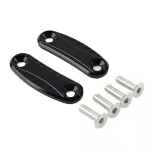 バックミラーブロックオフベースプレートカバー Kawasaki ZX-10R 2011-2015 ブラック Rearview Mirror Block Off Base Plates Cover For Kawasaki ZX-10R 2011-2015 Black