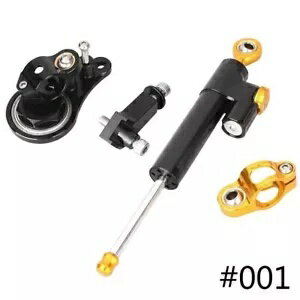 CNC ステアリングダンパースタビライザー & ブラケットキット Kawasaki ZX6R 2005 2006 モーターに適合 CNC Steering Damper Stabilizer & Bracket Kit Fit Kawasaki ZX6R 2005 2006 Motor