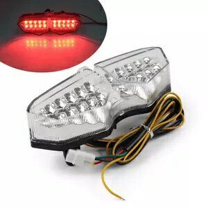 LED 一体型ターンブレーキテールライト クリアフィット ヤマハ YZF R6 2003-2005 R6S 06-08 LED Integrated Turn Brake Tail Light Clear Fit Yamaha YZF R6 2003-2005 R6S 06-08