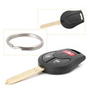 リモートヘッドイグニッションキー アンカットキーレスエントリー 日産フロンティア 2005-16 に適合 Remote Head Ignition Key Uncut Keyless Entry Fit Nissan Frontier 2005-16