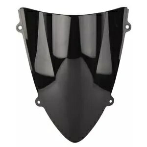 フロントガラス ウィンドスクリーン ダブルバブルフィット Kawasaki Ninja 250R EX250 08-12 ブラック Windshield Windscreen Double Bubble Fit Kawasaki Ninja 250R EX250 08-12 Black