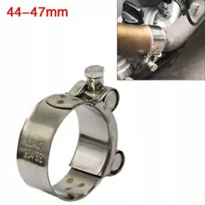 ȥХӵɥ 44 ߥ᡼ȥ-47 ߥ᡼ȥ륹ƥ쥹ݥޥե顼ꥭѡ Motorcycle Exhaust Pipe Clamp 44mm-47mm Stainless Steel Muffler Fixed Caliper