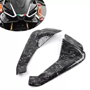フロントリップウイングカバーフェアリングウイングレット鍛造アプリリア RS660 Tuono 660 20-23 Front Lip Wing Cover Fairing Winglets Forged For Aprilia RS660 Tuono 660 20-23