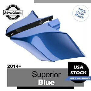 ハーレー ストリート ロード ツーリング 2014+ 用スーペリア ブルー CVO ストレッチ サイド カバー Superior Blue CVO Stretched Side Cover for Harley Street Road Touring 2014+
