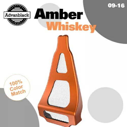 アンバー ウイスキー ABS チン スポイラー 09-16 空冷ハーレー ストリート ロード グライド用 Amber Whiskey ABS Chin Spoiler For 09-16 Air-Cooled Harley Street Road Glide