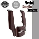 Merlot Sunglo ストレッチ リアフェンダー エクステンション デュアル カットアウト 09+ ハーレー用 Merlot Sunglo Stretched Rear Fender Extension Dual Cutout For 09+ Harley(2)