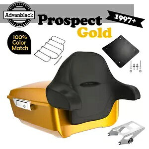 プロスペクト ゴールド キング ツアー パック ラップアラウンド ハーレー ツーリング FLHR FLHXS FLTRX 用 Prospect Gold King Tour Pak Pack Wrap Around For Harley Touring FLHR FLHXS FLTRX