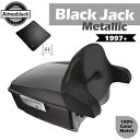 97+ ハーレー/ソフテイル アドバンブラック ラッシュモア キング ツアー パックに適合 ブラック ジャック メタリック Fits 97+ Harley/Softail Advanblack Rushmore King Tour Pack BLACK JACK METALLIC