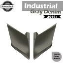 インダストリアルグレーデニム CVO ハーレーツーリング 14+ 用拡張ストレッチサイドカバー Industrial Gray Denim CVO Extended Stretched Side Cover For Harley Touring 14+(2)