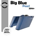 ビッグブルーパール カットアウトなし ストレッチサドルバッグボトムは 214+ ストリート ロード グライドに適合 Big Blue Pearl No Cutout Stretched Saddlebag Bottoms Fits 214+ Street Road Glide