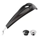 ブラック ジャック メタリック ロープロファイル タンク ダッシュ コンソール 08+ ハーレー ストリート グライド用 Black Jack Metallic Low-Profile Tank Dash Console for 08+ Harley Street Glide