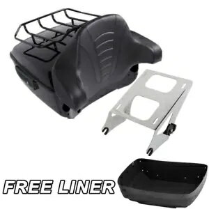 キングパック トランクパッドマウントラック ハーレーツアーパック エレクトラ ストリートグライド 14+用 King Pack Trunk Pad Mount Rack Fit For Harley Tour Pak Electra Street Glide 14+