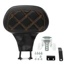 ブラック ドライバー バックレスト パッド ハーレー ツーリング エレクトラ ストリート ロード グライド 88-23 に適合 Black Driver Backrest Pad Fit For Harley Touring Electra Street Road Glide 88-23