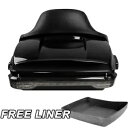 チョップドパック トランク バックレスト テール ライト ハーレー ストリート グライド 2014-24 ブラックに適合 Chopped Pack Trunk Backrest Tail Light Fit For Harley Street Glide 2014-24 Black