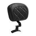ブラック ドライバー ライダー バックレスト ハーレー エレクトラ ストリート ロードキング グライド 09-Up に適合 Black Driver Rider Backrest Fit For Harley Electra Street Road King Glide 09-Up