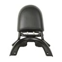 ブラックバックレスト荷物ラックシーシーバーベースプレートハーレーVROD VRSC 02-06用 Black Backrest Luggage Rack Sissy Bar Baseplate Fit For Harley VROD VRSC 02-06