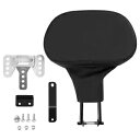 ブラック ライダー ドライバー バックレスト パッド ハーレー ツーリング ロード ストリート グライド 09-23 に適合 Black Rider Driver Backrest Pad Fit For Harley Touring Road Street Glide 09-23
