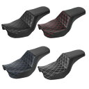 ライダー運転席助手席ハーレーダイナローライダーファットボブ 2006-2017 2016 に適合 Rider Driver Passenger Seat Fit For Harley Dyna Low Rider Fat Bob 2006-2017 2016