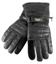 ウィンター ガントレット バイク ライディング グローブ ミディアム M 3M ブラック レザー 02861 Winter Gauntlet Motorcycle Riding Gloves Medium M 3M Black Leather 02861