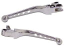 クローム穴ブレーキクラッチレバーセットハンドルバー 08-13 ハーレーツーリング 43052 Chrome Holes Brake Clutch Lever ...