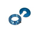 AFCO 38 シリーズ ショック 20135D 用陽極酸化ブルー コイル オーバー スプリング マウント Anodized Blue Coil Over Spring Mount For AFCO 38 Series Shocks 20135D