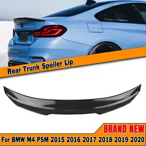 BMW F82 M4 PSM クーペ 2015-2020 リアトランクスポイラーリップカーボンファイバースタイル For BMW F82 M4 PSM Coupe 2015-2020 Rear Trunk Spoiler Lip Carbon Fiber Style