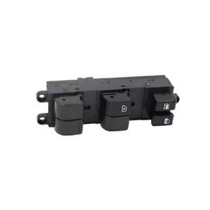 1pc 車のウィンドウコントロールスイッチボタン日産ヴェヌーシア 25401-2FJ0B 黒 1pc Car Window Control Switch Button For Nissan Venucia 25401-2FJ0B Black