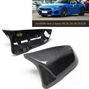 カーボンファイバーリアサイドミラーカバーキャップ BMW F52 F39 F45 F46 F48 F49 Z4 18-23 Carbon Fib..