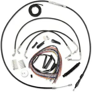 LA CHOPPERS LA-8010KT2-19B ֥å ֥ å 18-20   08-13 FL LA CHOPPERS LA-8010KT2-19B BLACK CABLE KIT 18-20