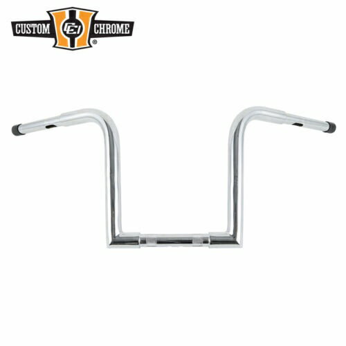 エイプ ハンガーバー 1.25インチ ファット 14インチ ライズ ハンドルバー ハーレー ソフテイル スポーツスター XLに適合 Ape Hanger Bar 1.25