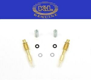 x2 キャブレター パイロット 混合気スクリュー CM CB CX FT 400 450 500 650 #O260 x2 Carburetor Pilot Air Fuel Mixture Screw CM CB CX FT 400 450 500 650 #O260