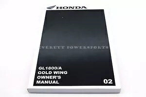 新しいオーナーズマニュアル 2002 GL1800 ゴールドウィング OEM 純正ホンダブック #L15 New Owners Manual 2002 GL1800 Gold Wing OEM Genuine Honda Book #L15