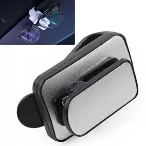 老眼鏡 サングラス 眼鏡カード サンバイザー クリップ ホルダー ブラック+シルバー US Reading Glasses..