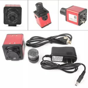 14MP 工業用顕微鏡カメラ BNC VGA AV TV 出力ズーム C マウントレンズデジタル 14MP Industrial Micros..