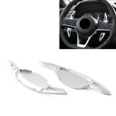 ステアリングホイール パドルシフター エクステンション シルバー 日産 アルティマ ローグ エクストレイル用 Steering Wheel Paddle Shifter Extension Silver For Nissan Altima Rogue X-Trail