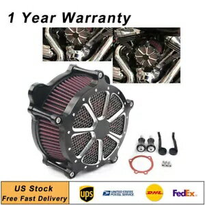 ハーレーダイナ FXR 93-17 ソフテイル 93-15 CNC エアフィルターエアクリーナーインテークシステム For Harley Dyna FXR 93-17 Softail 93-15 CNC Air Filter Air Cleaner Intake System