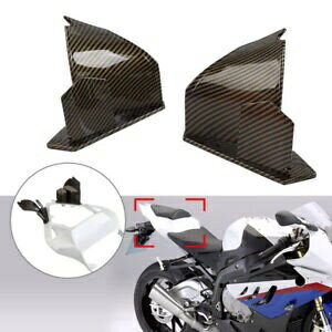 リアテールスポイラー固定翼フェアリングウイングレット BMW S1000RR 09-14 カーボンブラウン Rear Tail Spoiler Fixed Wing Fairing Winglet For BMW S1000RR 09-14 Carbon Brown