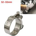 オートバイの排気管クランプ 52 ミリメートル-55 ミリメートルステンレス鋼マフラー固定キャリパー米国 Motorcycle Exhaust Pipe Cla...