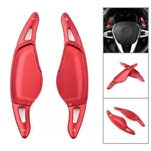 2  BMW 5 7 6 3 ꡼ X3 X4 X5 ƥ󥰥ۥѥɥ륷եĹå 2PCS For BMW 5 7 6 3 Series X3 X4 X5 Steering Wheel Paddle Shifter Extension Red