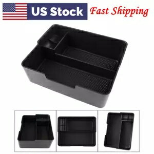センターコンソール収納ボックスオーガナイザー引き出しトレイ テスラモデル3用 コインホルダー付き Center Console Storage Box Organizer Drawer Tray for Tesla Model 3 w/Coin Holder