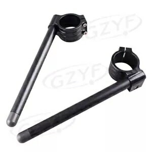 モーター 50mm クリップオンハンドルバー Kawasaki Ninja ZX10R Yamaha YZF-R1 Aprilia RSV用 Motor 50mm Clip On Handle Bar for Kawasaki Ninja ZX10R Yamaha YZF-R1 Aprilia RSV