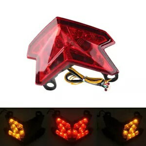オートバイリア LED テールブレーキライトテールランプカワサキ Z800 ZX6R 2013-2016 Motorcycle Rear LED Tail Brake Lights Taillamp For Kawasaki Z800 ZX6R 2013-2016