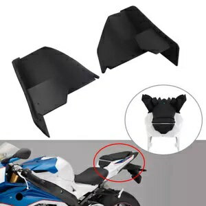 BMW S1000RR 2015-2018 マットブラックリアウイングレットスポイラー固定翼フェアリング For BMW S1000RR 2015-2018 Matte Black Rear Winglet Spoiler Fixed Wing Fairing