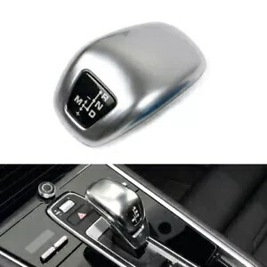シルバーギアシフトノブカバートリムポルシェパナメーラ 971 シャーシ G2 2017-2020 Silver Gear Shift..