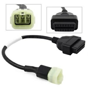 OBD コネクタ診断ツールアダプタープラグケーブル Kawasaki Z900 Z900RS ZX10R OBD Connector Diagnostic Tool Adapter Plug Cable For Kawasaki Z900 Z900RS ZX10R